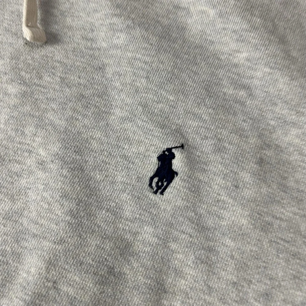 Polo Ralph Lauren Hoodie Mens 4XLT Gray Full Zip Fleece Big & Tall Pony Logo